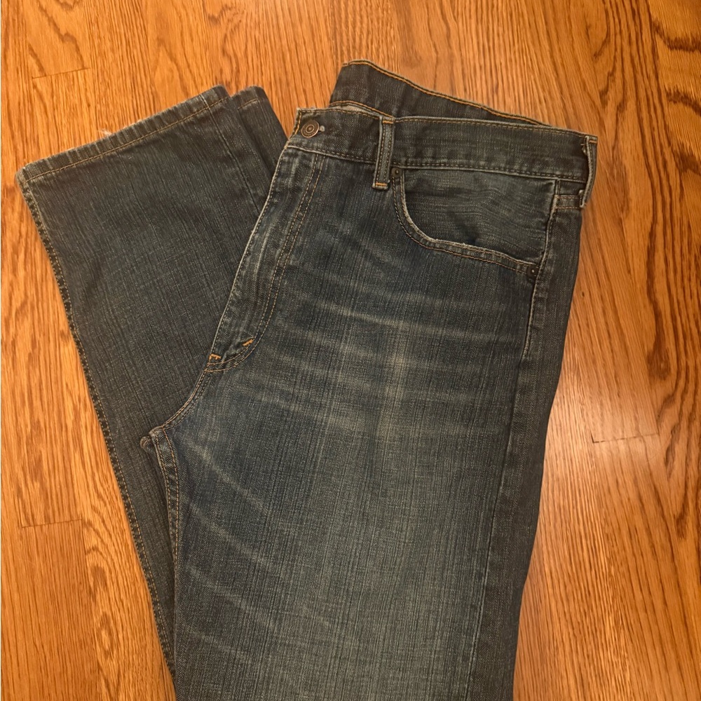 Levi's Men's Dark Blue Straight Jeans 513